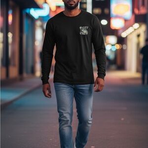 Salty Crew Classic Black Long Sleeve Tee